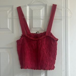 American Eagle smocked tank top.